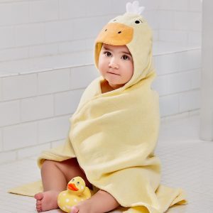 Elegant Baby Duck Hooded Towel