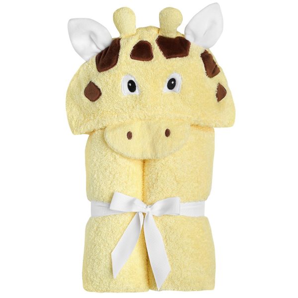Yikes Twins Giraffe Hooded Towel