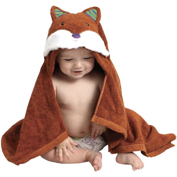 AM PM Kids Fox Baby Hooded Towel