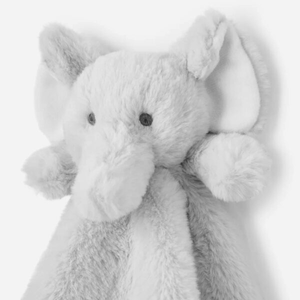 Elegant Baby Gray Elephant Lovey Blanket