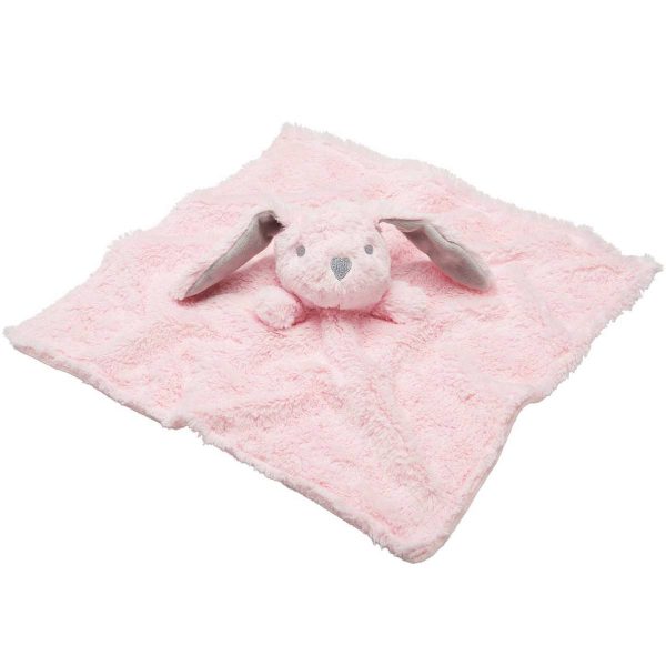 Elegant Baby Pink Bunny Blankie