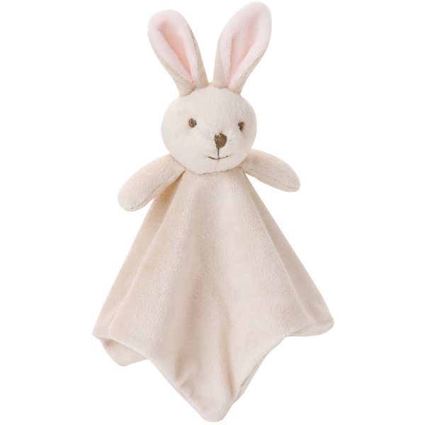 Elegant Baby Velboa Bunny Baby Security Blanket (10 Inch)