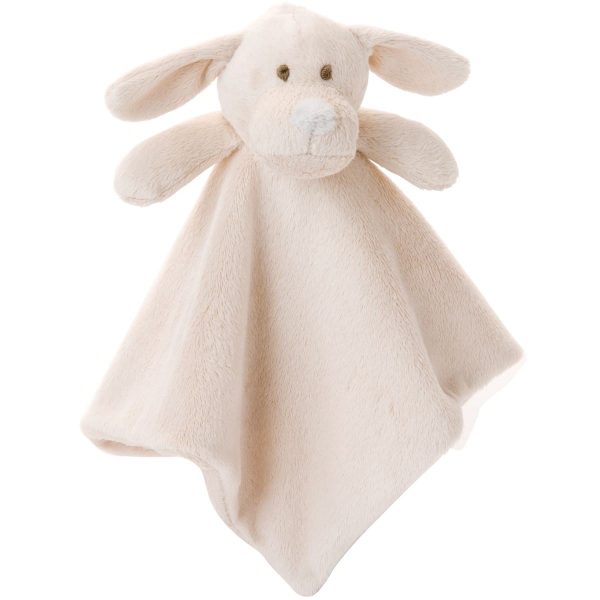 Elegant Baby Velboa Puppy Baby Security Blanket (10 Inch)