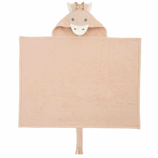 Elegant Baby Giraffe Hooded Towel