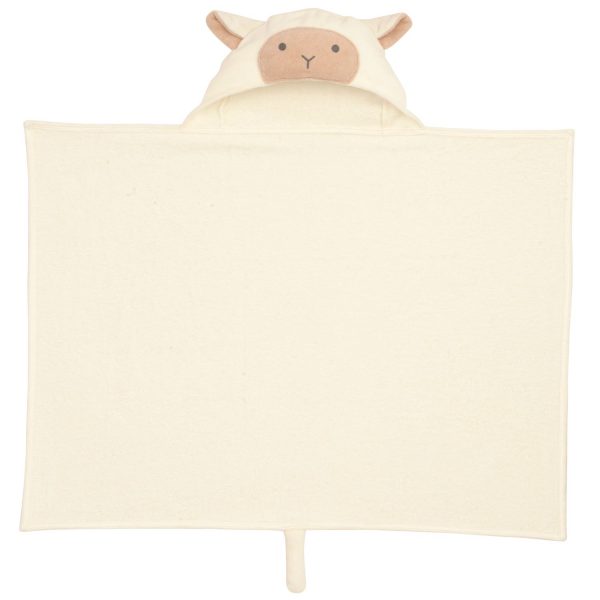 Elegant Baby Lamb Hooded Towel
