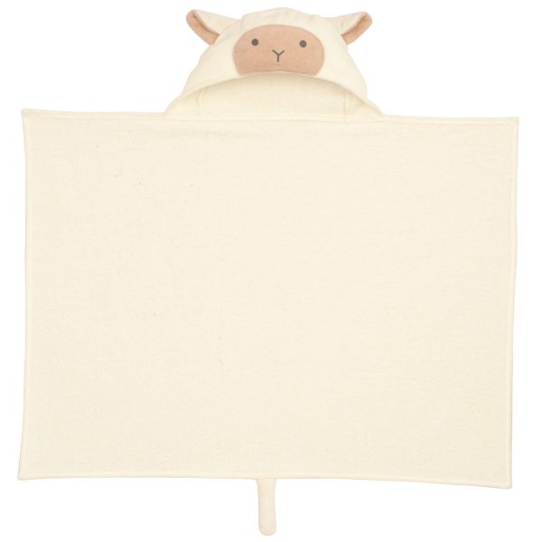 Elegant Baby Lamb Hooded Towel