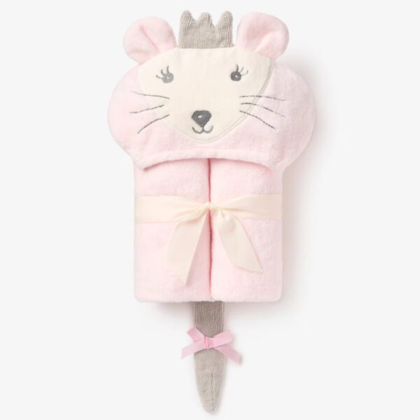 Elegant Baby princess mouse hooded towel bath wrap for babies