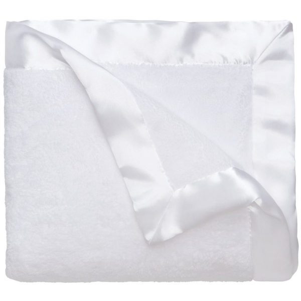 Elegant Baby White Coral Fleece Blanket