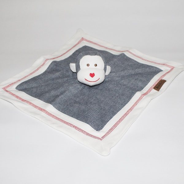 Juddlies Organic Monkey Lovie Security Blanket