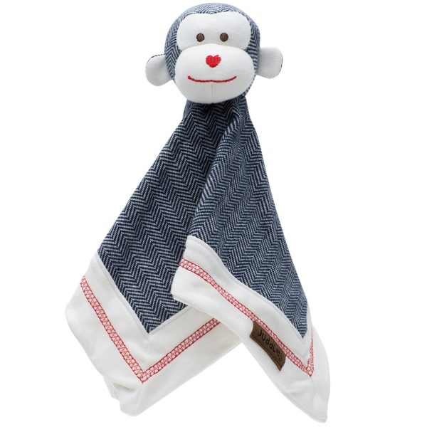 Juddlies Organic Monkey Lovey Blanket