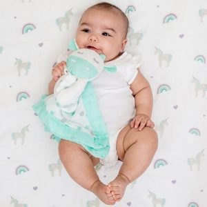 Lulujo Giraffe Muslin Lovie (15 x 15)