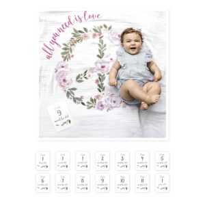 Lulujo Milestone Blanket – All You Need Is Love