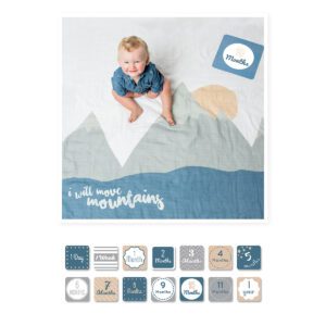 Lulujo Milestone Blanket – I Will Move Mountains