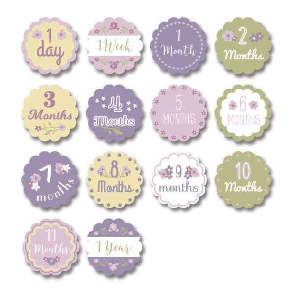 Lulujo Isn't She Lovely Milestone Blanket Cards