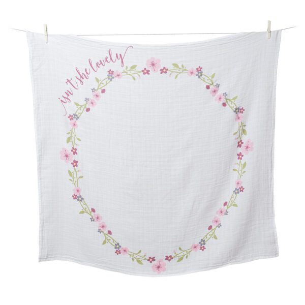 Lulujo Isn't She Lovely Milestone Blanket