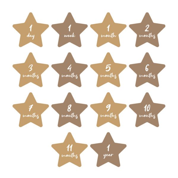 Lulujo Written In The Stars Milestone Blanket Cards