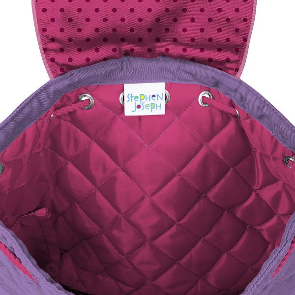 Stephen Joseph Ballet Shoes Quilted Backpack