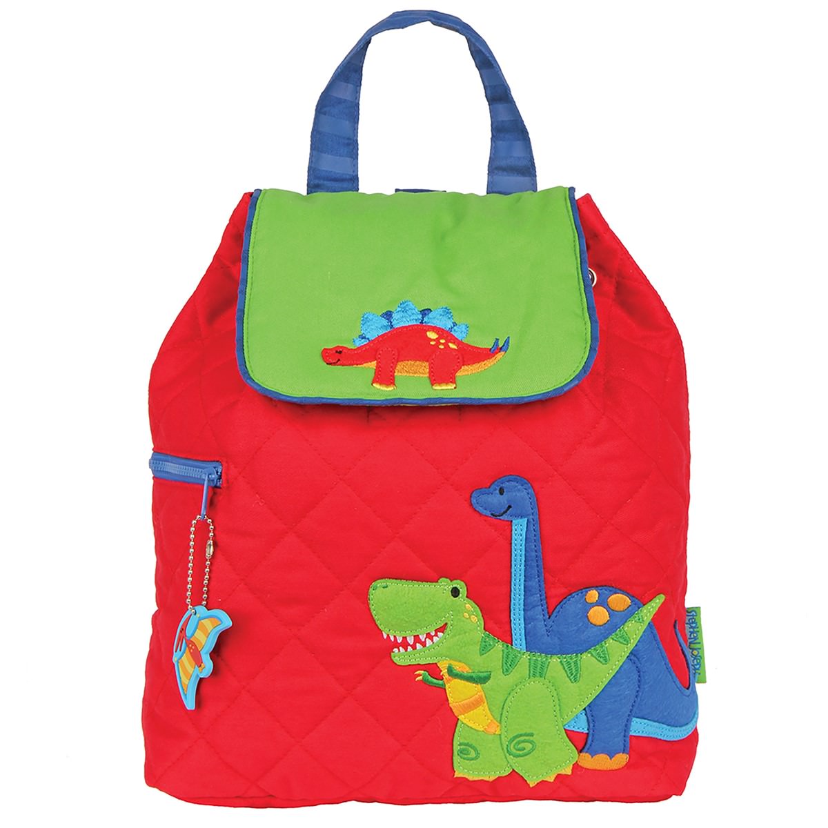 Red Dino Embroidered Kid's Backpack