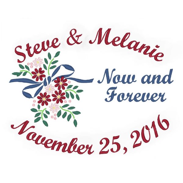 Now And Forever Wedding Throw Blanket