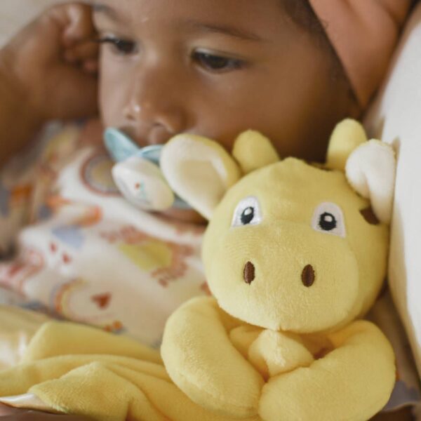 Giraffe Lovey Blanket For Newborns By Yikes Twins