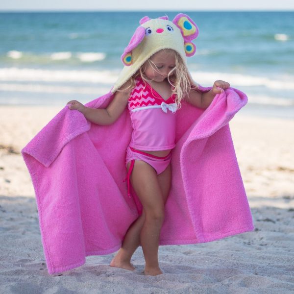 Yikes Twins Butterfly Hooded Towel