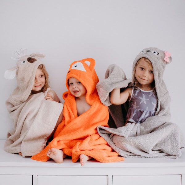 Yikes Twins Cat, Fox, And Llama Hooded Towels