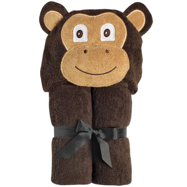 Yikes Twins Monkey Hooded Towel