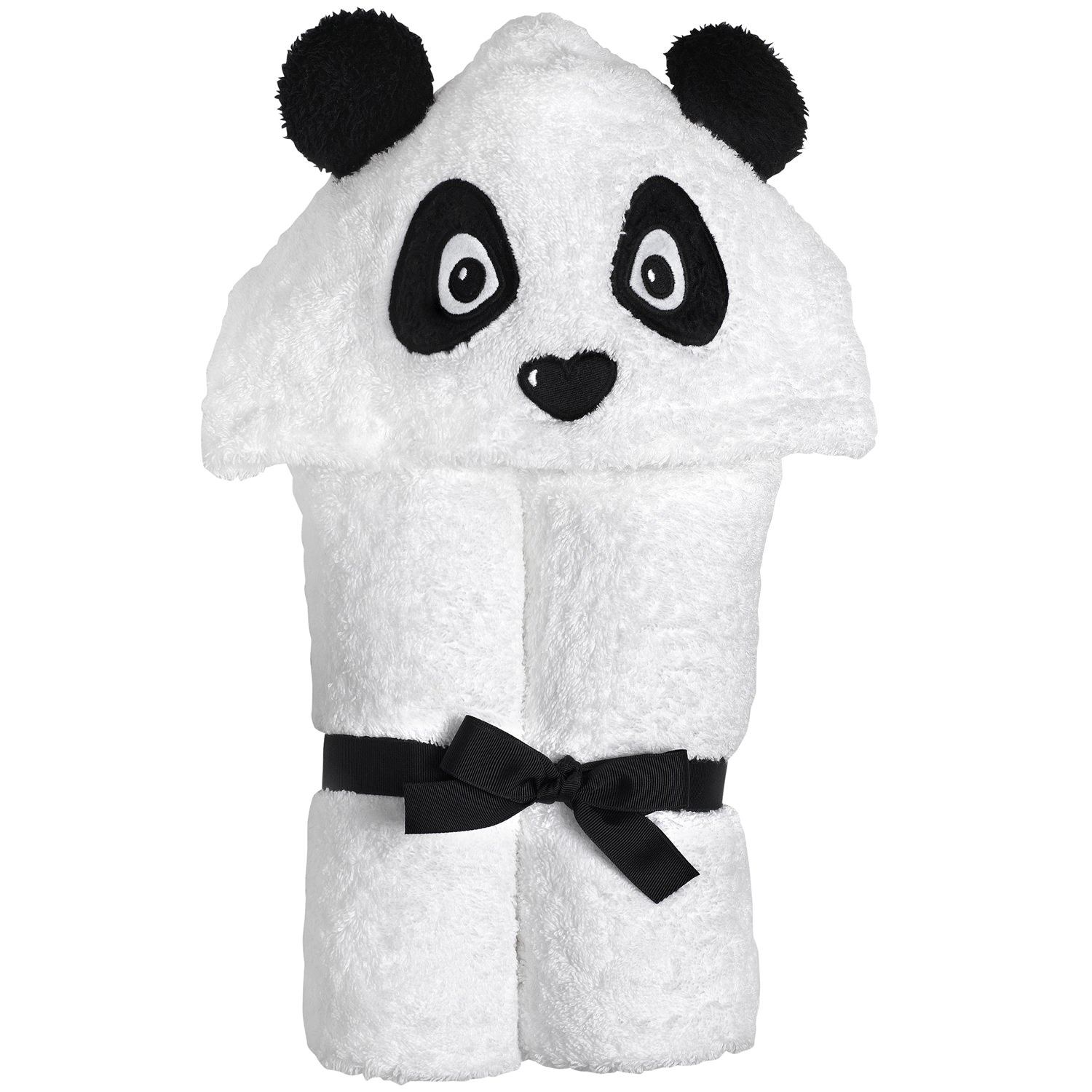 panda hooded towel