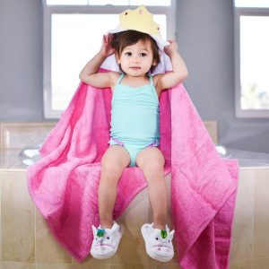 Yikes Twins Princess Hooded Towel