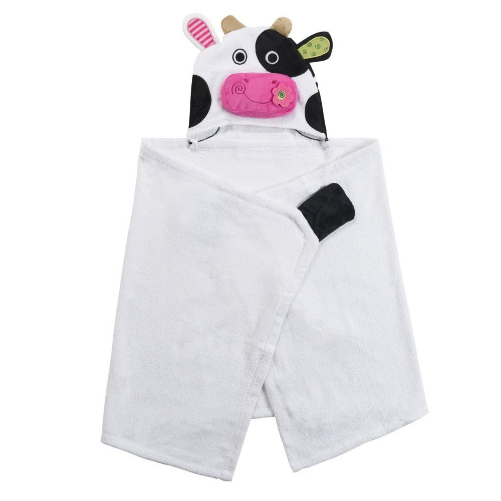 cow hooded towel
