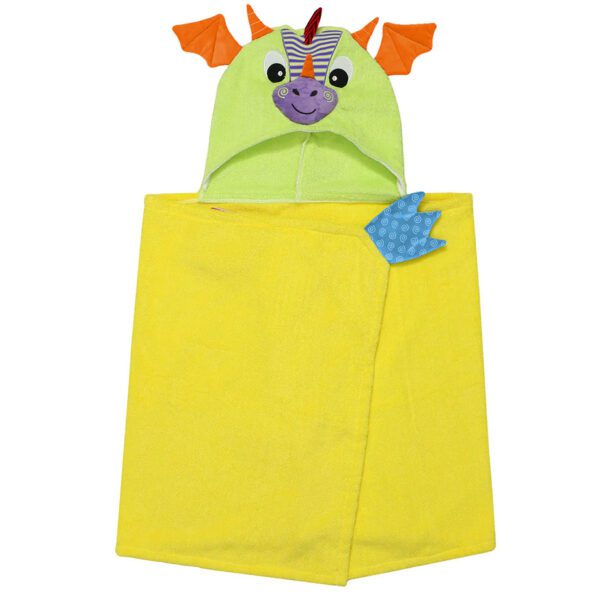 Zoocchini Dragon Hooded Towel For Kids