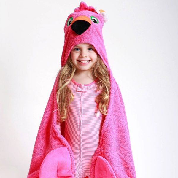 Zoocchini Flamingo Hooded Towel