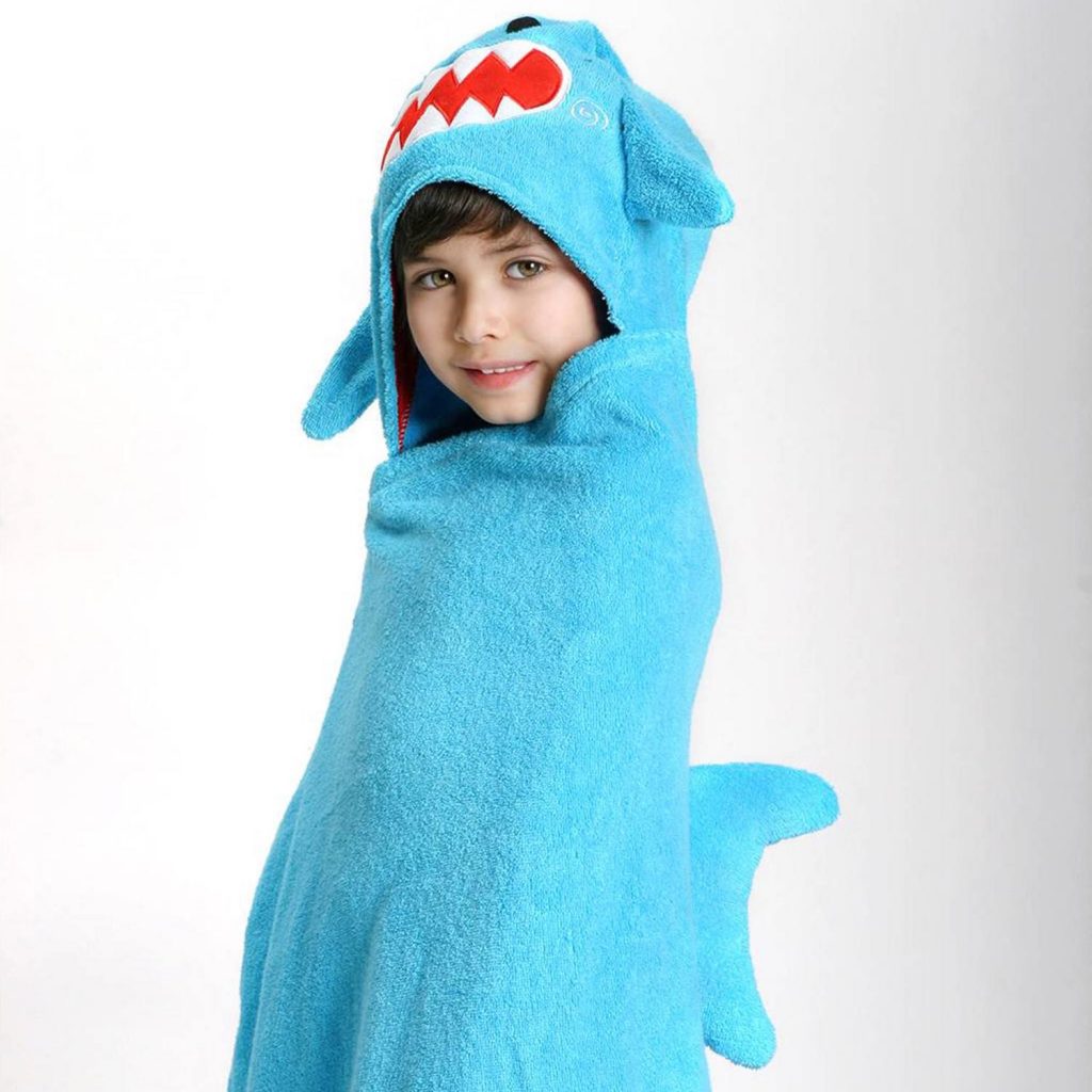 Zoocchini Hooded Bath Towels - Rocco Raccoon main image 0